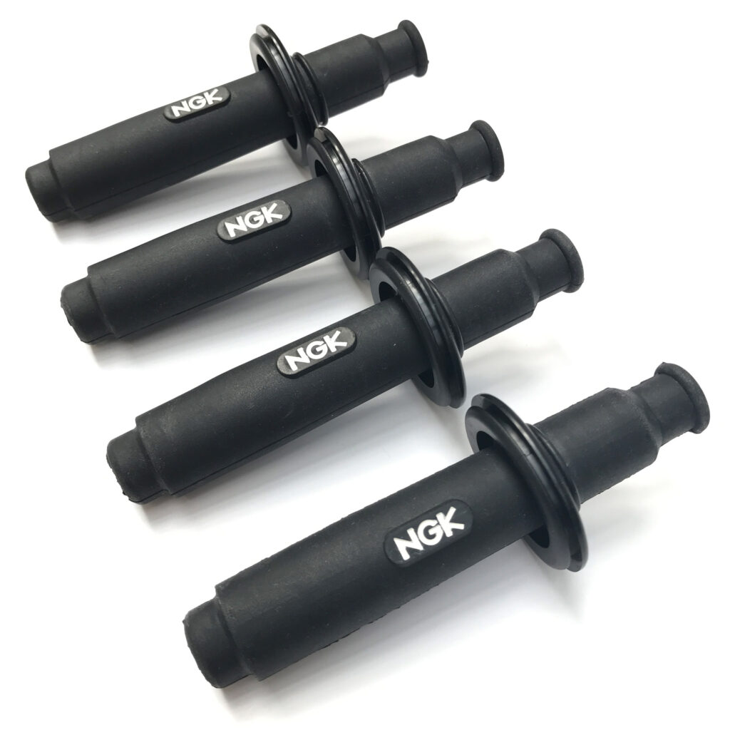 Set Of X Ngk Spark Plug Caps With Optional Ht Leads Nc Nc Rrp