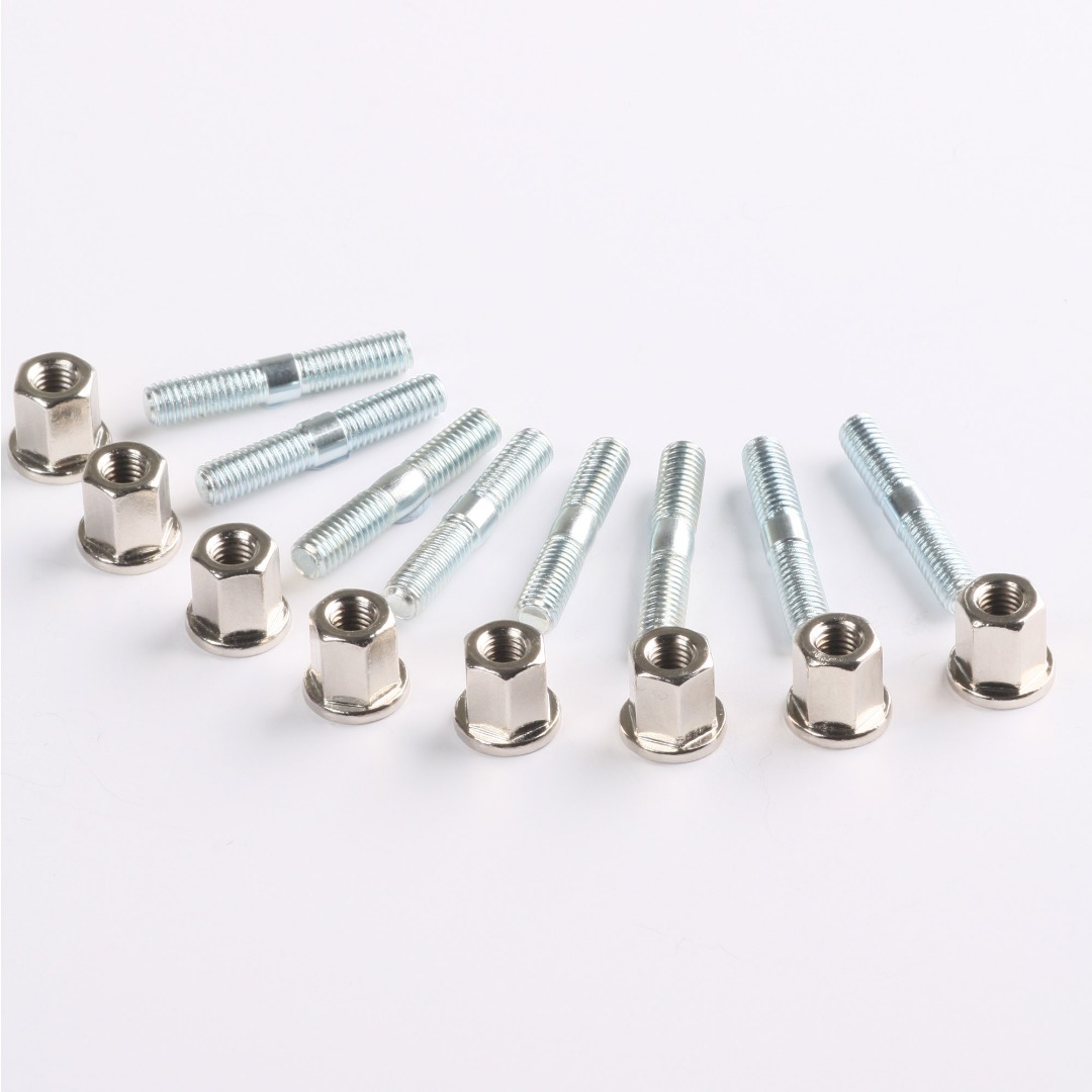 Complete Set Kit of Exhaust Port Studs & Nuts - Image 2